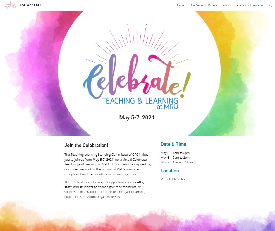 celebrate website